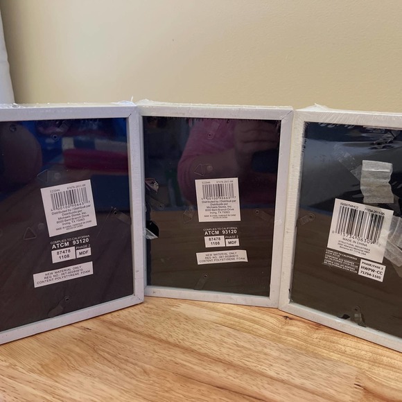 Set of 3 White Shadow Boxes 5x7x2 Brand New - Picture 5 of 5